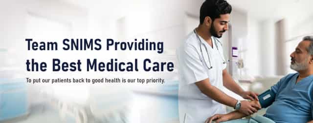 Sree Narayana Institute of Medical Sciences campus banner