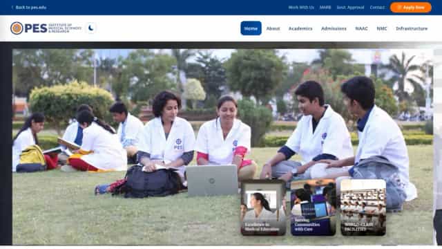 Official college website image