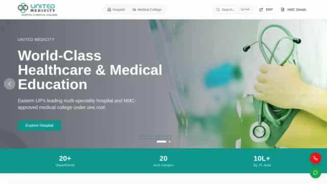 Official college website image
