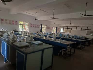 Para-clinical practical laboratory with microscopes and histology charts at Annaii Medical College and Hospital
