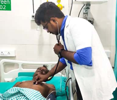 Casualty facility at Arunai Medical College and Hospital