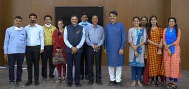 Faculty and staff group photograph at Banas Medical College & Research Institute, Palanpur