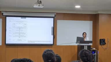Seminar hall at BGS Medical College and Hospital during a training programme on ICH-GCP guidelines