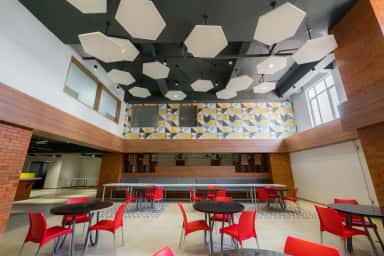 Student cafeteria at CDSIMER, Harohalli