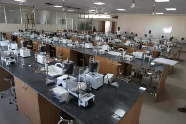 Student practical laboratory at East Point College of Medical Sciences, Bengaluru