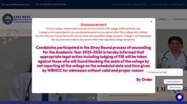 Official college website image alternate view