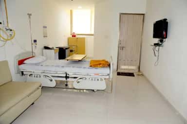 Inpatient room at GCS Hospital, the teaching hospital of GCS Medical College, Ahmedabad