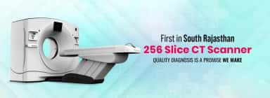 Geetanjali Medical College Hospital Udaipur CT scanner diagnostics facility