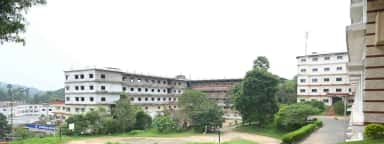 Panoramic view of the GR Medical College campus buildings at Neermarga, Mangalore