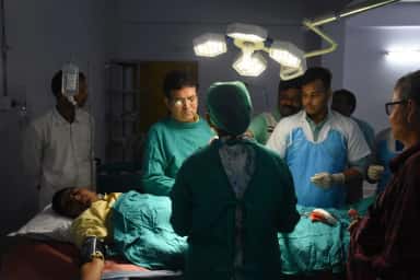 Modern operation theatre at Himalaya Medical College and Hospital