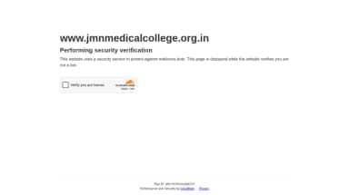 Official college website image alternate view