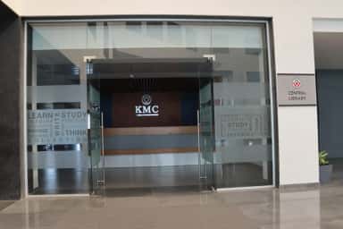Central Library entrance at Kiran Medical College, Surat