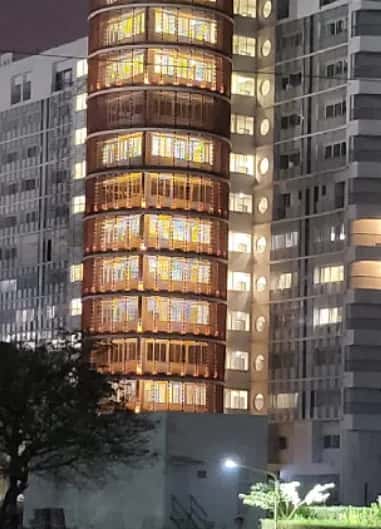 The ASTAVAKRA student hostel tower at the Somaiya Ayurvihar campus, Sion Mumbai