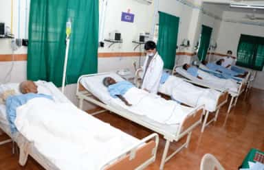 ICU inside view at Mahavir General Hospital