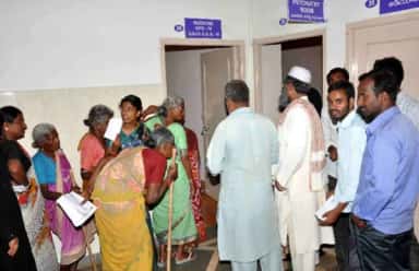 Outpatient block at Mahavir General Hospital