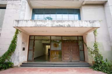 Entrance of the Central Library at Mediciti Institute of Medical Sciences with the SHARE emblem on the door
