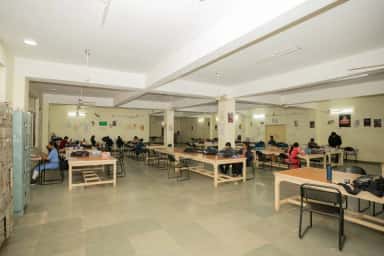 MBBS students studying in the reading hall at Mediciti Institute of Medical Sciences