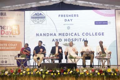 Freshers Day MBBS official gallery photo at Nandha Medical College