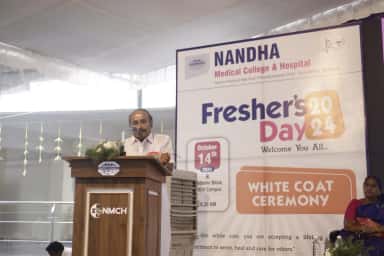 Freshers Day MBBS official gallery photo at Nandha Medical College