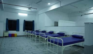 General ward beds at the Neelima Hospitals teaching hospital attached to Neelima Institute of Medical Sciences
