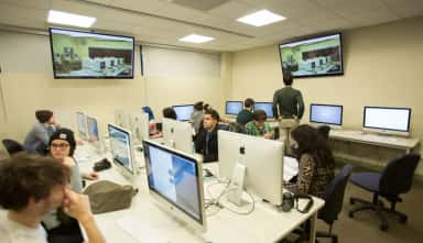 Computer lab at Netaji Subhas Medical College