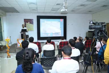 Faculty teaching a colour-Doppler course at the Radiology Skill Academy seminar hall, NKP Salve Institute of Medical Sciences