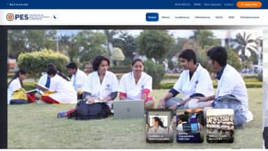 Official college website image