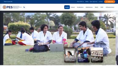 Official college website image alternate view