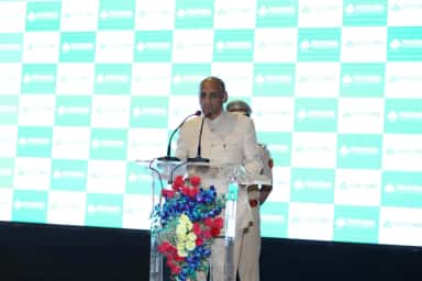 The Governor of Telangana addressing the gathering at Prathima Institute of Medical Sciences Karimnagar