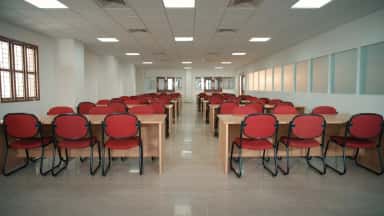 Lecture and examination hall at PSP Medical College, Kancheepuram