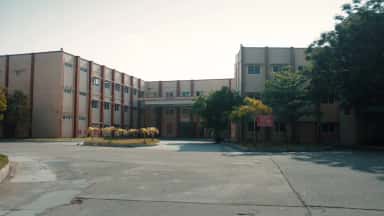 Academic block frontage at PSP Medical College Hospital and Research Institute, Kancheepuram