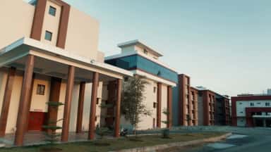 Academic and hostel building blocks at the PSP Medical College campus, Kancheepuram
