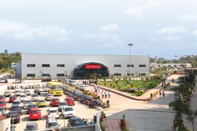 A.C.S Convention Centre and visitor parking on the RRMCH campus, Mysore Road, Bengaluru