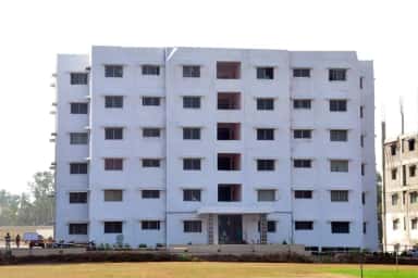 Student hostel block on the RajaRajeswari Medical College campus, Bengaluru