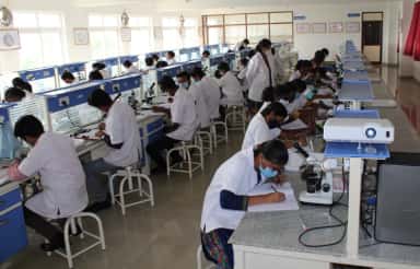 RVM Institute of Medical Sciences practical laboratory