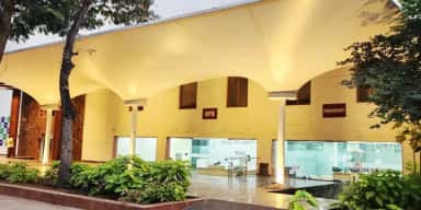 OPD and Emergency entrance of SAL Hospital, the teaching hospital of SAL Institute of Medical Sciences, Ahmedabad
