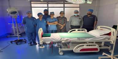 Operation theatre at SAL Hospital, the teaching hospital of SAL Institute of Medical Sciences, Ahmedabad
