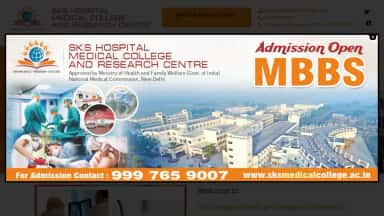 SKS Hospital Medical College and Research Centre Mathura campus image from official website