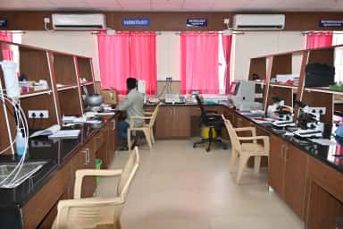 Haematology, pathology and microbiology central laboratory at the SR Patil teaching hospital
