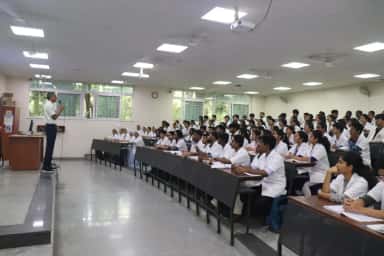MBBS students in a lecture hall at St. John's Medical College, Bengaluru