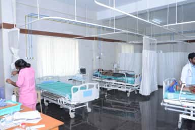 Emergency medicine facility at St Peter s Medical College Hospital