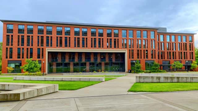 Engineering college campus building in India
