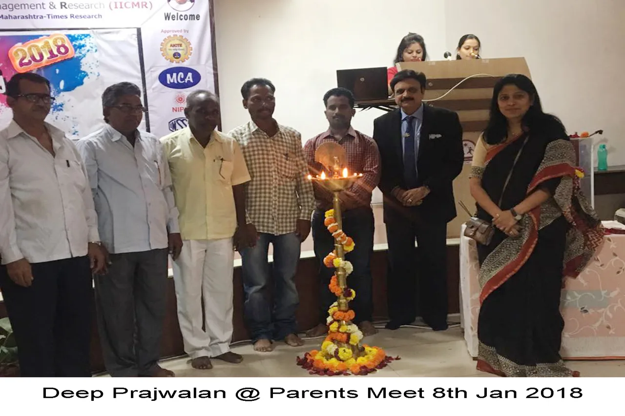 Parents' Meet 2018 — Institute of Industrial and Computer Management and Research