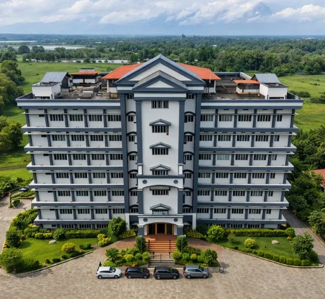 Pushpagiri College of Dental Sciences — Profile Page Image Near About Us Why Pushpagiri Section