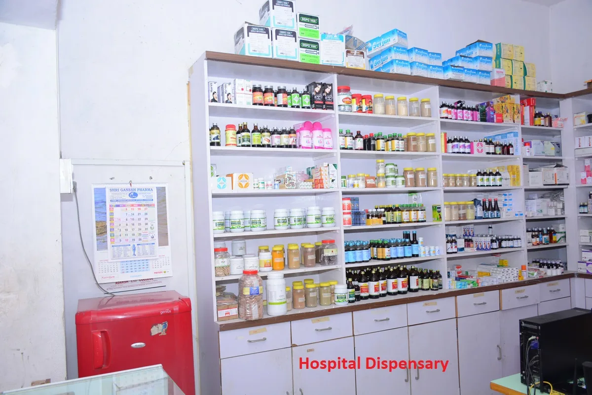 HOSPITAL DISPENSARY — Dr. N. A. Magadum Ayurvedic Medical College, Hospital and Research Centre