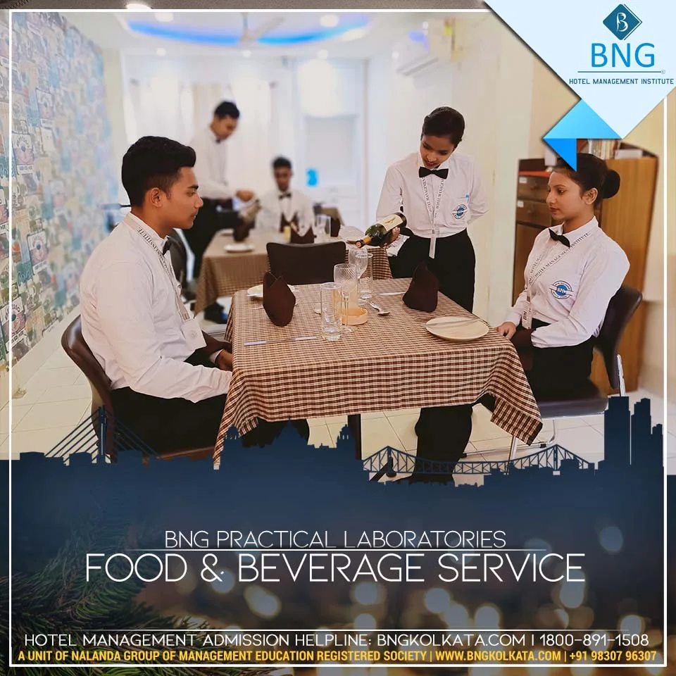 Food and beverage service bar lab — BNG Hotel Management Institute
