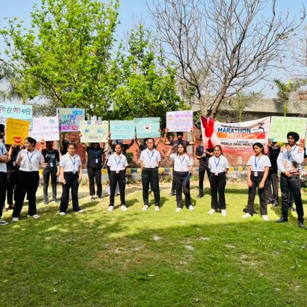 Anti Tobbaco Awareness program — Desh Bhagat Dental College & Hospital