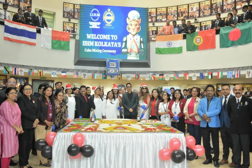 Cake Mixing Ceremony — International Institute of Hotel Management, Bangalore