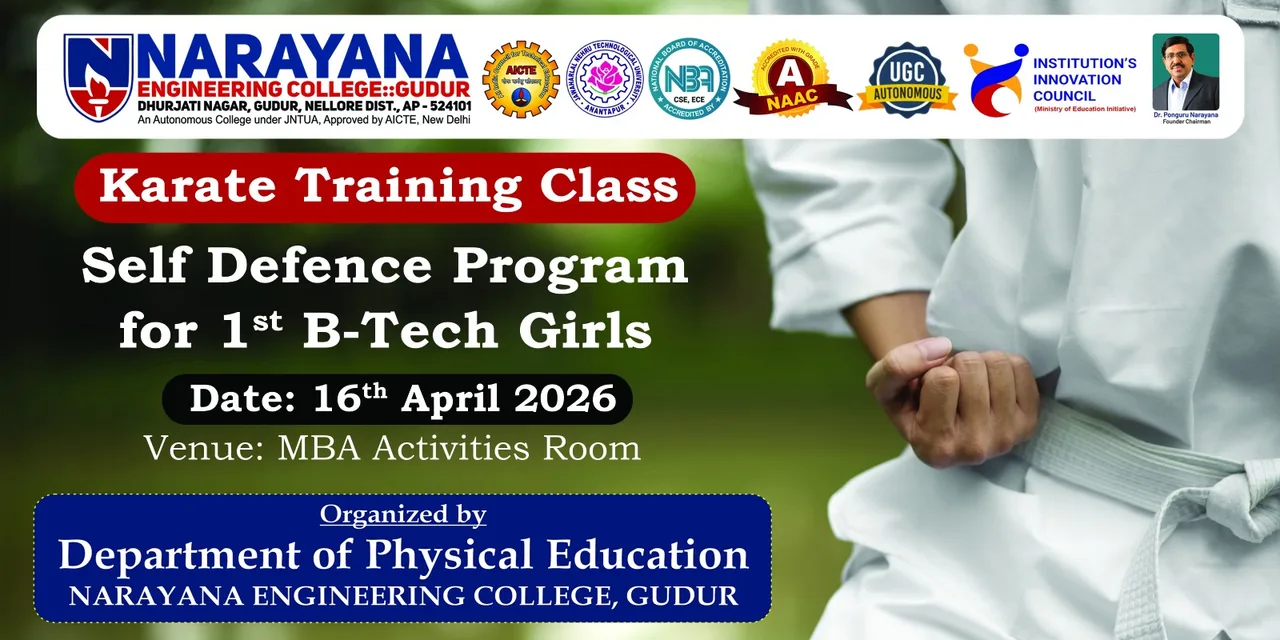 Karate event — narayana-engineering-college-gudur