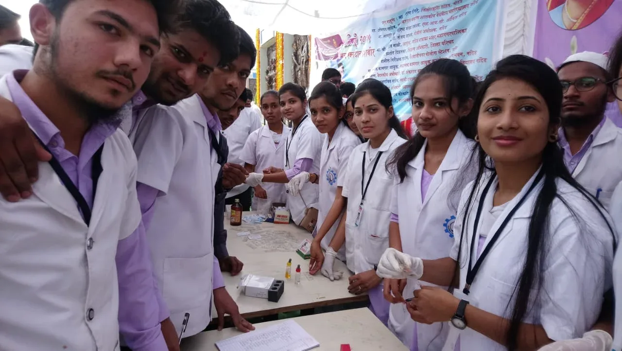 Blood Detection Camp By Students — Savitribai College of Pharmacy